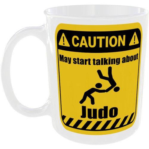 Judo mug funny caution - judo, gift