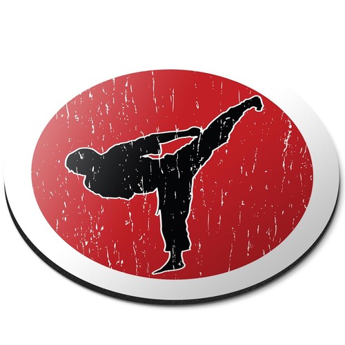 Round mouse mat karate - mouse,