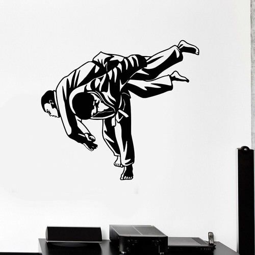 Judo wrestling sport wall