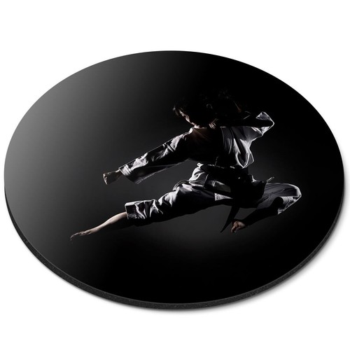 Round mouse mat woman - mouse,