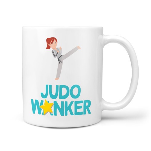 Judo wanker mug - judo, gift